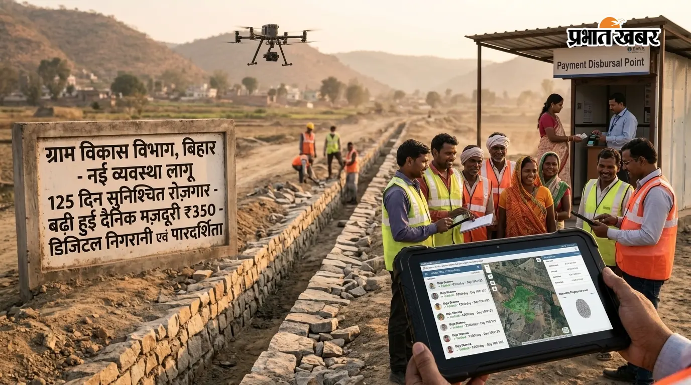 बड़ी खुशखबरी: मनरेगा का नाम बदलकर हुआ विकसित भारत जी राम जी योजना बड़ी खुशखबरी: मनरेगा का नाम बदलकर हुआ विकसित भारत जी राम जी योजना
