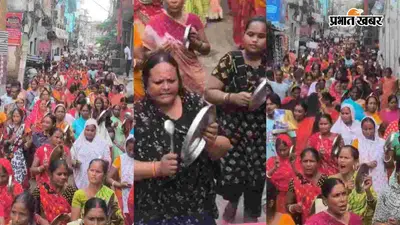 सफाईकर्मियों के आंदोलन से शहर बना कचरा घर: थाली पीटकर उग्र प्रदर्शन, बदबूदार सड़कों से गुजर रहे कांवरिया