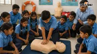 तालाब में डूबते बच्चे को कैसे बचाएं? आरा के सरकारी स्कूल में सुरक्षित शनिवार पर बच्चों को सिखाए गए CPR के गुर