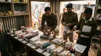 दरभंगा के सोनकी बाजार में अवैध दवा दुकान पर छापा, 56 प्रकार की दवाएं जब्त, संदिग्ध सैंपल जांच के लिए भेजा