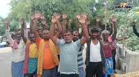 बांका के अमरपुर बाजार में मजदूरों की हड़ताल से माल उतारने का काम ठप, 20 साल बाद मजदूरी बढ़ाने की मांग तेज