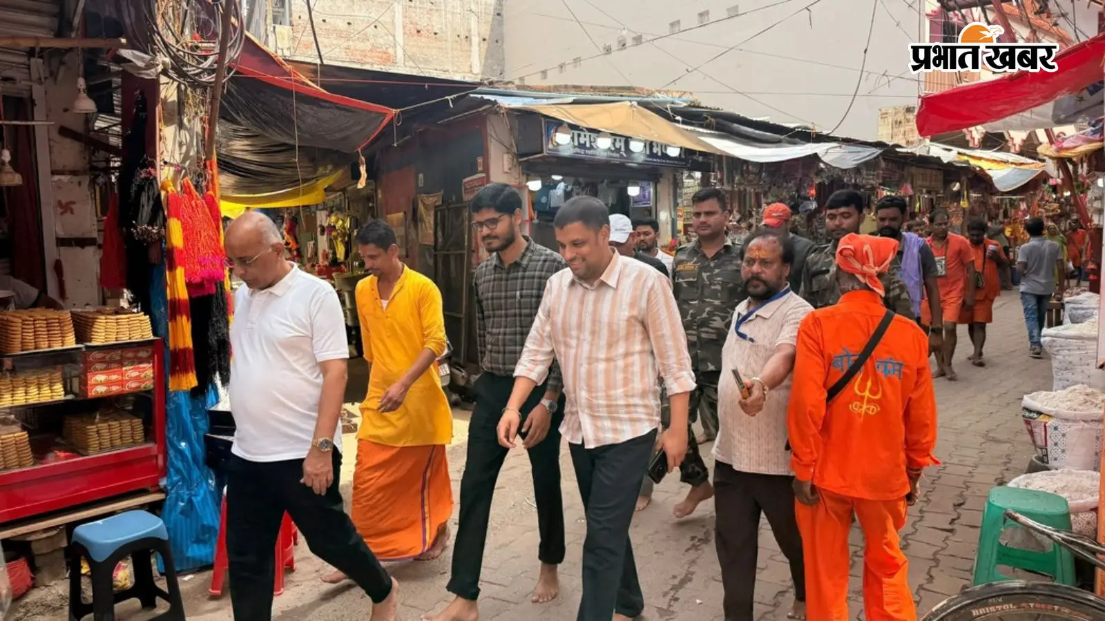 व्यवस्था का जायजा लेते देवघर डीसी सौरभ कुमार भुवानिया व्यवस्था का जायजा लेते देवघर डीसी सौरभ कुमार भुवानिया