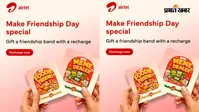 Friendship Day पर Airtel का खास सरप्राइज, अब रिचार्ज के साथ दोस्तों को भेजें Digital Friendship Band