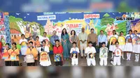 डीपीएस चास में चार दिवसीय सांस्कृतिक महोत्सव का समापन, आर्ट फेस्टिवल के बहाने दिखी बच्चों की इमेजनरी क्रिएशन