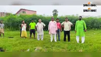 रसलपुर में प्रस्तावित छठ घाट का प्रखंड प्रमुख ने किया निरीक्षण, ग्रामीणों में जगी उम्मीद