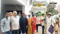 नेत्रदान और अंगदान के प्रति जगाई अलख: आंखों पर काली पट्टी बांधकर निकाला पदयात्रा