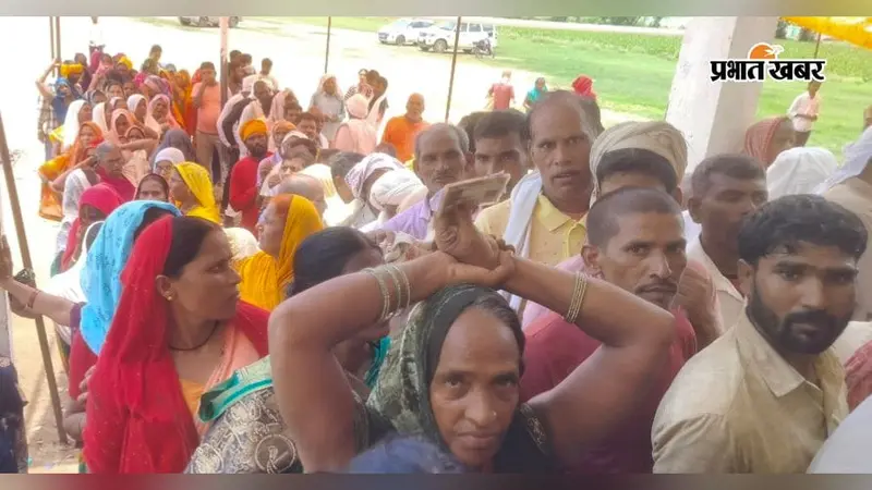 कैमूर: अमांव पैक्स चुनाव में 66.45% मतदान, सुरक्षा के बीच 2012 मतदाताओं ने डाले वोट