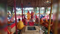 सारण: जलालपुर के हसुलाही शिव मंदिर में त्रिशूल प्रतिष्ठा व लघु रुद्राभिषेक, मांझी विधायक रणधीर ने की पूजा-अर्चना