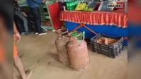 कांवरिया पथ के होटल में घरेलू सिलेंडर से चल रहा था कारोबार, प्रशासन की छापेमारी में तीन एलपीजी सिलेंडर जब्त