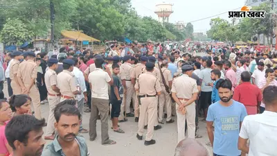 गैस रिपेयरिंग दुकानदार हत्याकांड में छोटे भाई समेत तीन पर केस, गिरफ्तारी की मांग को लेकर सड़क जाम