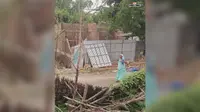सरकारी जमीन पर निर्माण रोकने का आदेश, जल निकासी बाधित होने की शिकायत पर सीओ की कार्रवाई