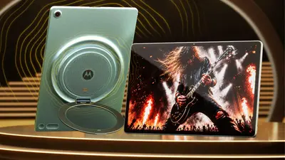 ₹36,999 में लॉन्च हुआ Moto Pad 70 Groove, टैबलेट के पीछे का बड़ा गोल JBL स्पीकर बना खास