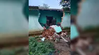 रुईया में जंगली हाथियों का उत्पात, घर तोड़ा, धान को किया बर्बाद