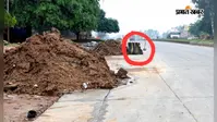 जीटी रोड पर बेकाबू बाइक डायवर्सन से टकराईं, तीन घायल