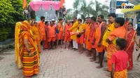 सारण: अमनौर से 118 कांवरियों का जत्था रवाना, पैक्स अध्यक्ष विजय कुमार विद्यार्थी ने किया सम्मानित