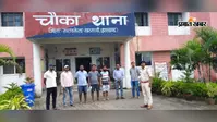 चौका थाना हिस्ट्रीशीटरों का परेड,अपराध से दूर रहने का दिया निर्देश