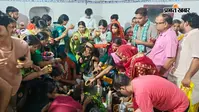 बाबा बूढ़ानाथ मंदिर में सावन की पहली सोमवारी पर संपन्न हुई भव्य 'सरकारी पूजा', पट खुलते ही उमड़े श्रद्धालु