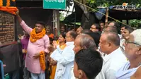 कांटी के मुस्तफापुर में 9 लाख की लागत से बने तोरण द्वार का विधायक अजीत कुमार ने किया उद्घाटन