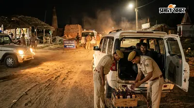 पुलिस ने 24 घंटे में 6 अभियुक्तों को किया गिरफ्तार, 20 लीटर देसी शराब बरामद, वाहन जांच में वसूला ₹6000 जुर्माना