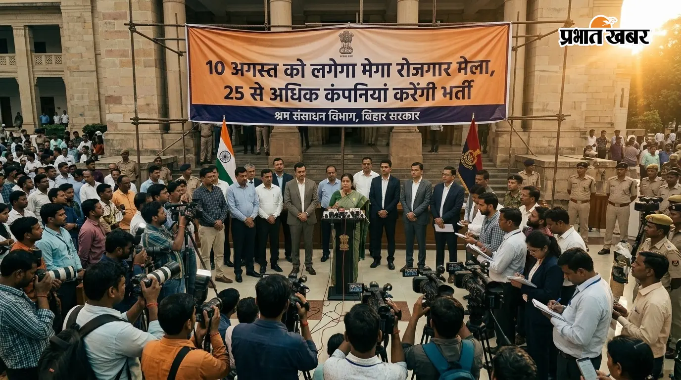 मधुबनी रोजगार मेला: 35 हजार तक सैलरी, 10 अगस्त को मौका! मधुबनी रोजगार मेला: 35 हजार तक सैलरी, 10 अगस्त को मौका!