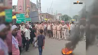 मुसरीघरारी में नाबालिग से दरिंदगी पर फूटा गुस्सा, ग्रामीणों ने NH-28 जाम कर किया प्रदर्शन