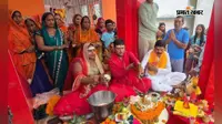 सावन की पहली सोमवारी पर मढ़ौरा के मंदिरों में गूंजे वैदिक मंत्र, रुद्राभिषेक में उमड़े श्रद्धालु