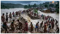 बारिश बनी आफत, बांध टूटा तो गांव बचाने खुद मैदान में उतरे ग्रामीण