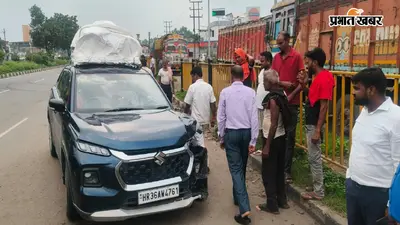 धनबाद में सड़क हादसा: ट्रक की चपेट में आने से बाइक सवार की मौत, एक गंभीर घायल