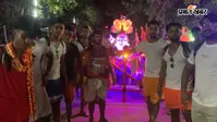 असरगंज में 300 किलो की महाकाल थीम वाली विशाल कांवर बनी आकर्षण का केंद्र, 100 लीटर गंगाजल लेकर निकले 30 शिवभक्त