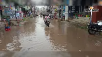 पहली सोमवारी पर झमाझम बारिश से बदला मौसम, शहर में जलजमाव, मौसम विभाग ने जारी किया का आरेंज अलर्ट