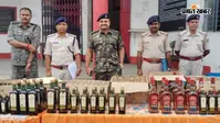 16 लाख की 3700 बोतल विदेशी अवैध शराब जब्त, भूसे में छिपाकर भेजा जा रहा था बिहार