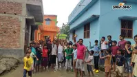 गोधनपुर में सड़क पर जलजमाव से जनजीवन बेहाल, बच्चों ने छोड़ा स्कूल जाना