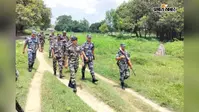 बेला में भारत-नेपाल सीमा पर एसएसबी और एपीएफ की संयुक्त पेट्रोलिंग, सुरक्षा व्यवस्था कड़ी