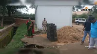 ढाई करोड़ की लागत से बने कोलेबिरा बस स्टैंड का जिप अध्यक्ष ने किया निरीक्षण