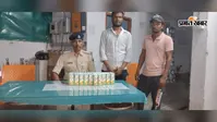 कैमूर में शराब तस्करी पर पुलिस का शिकंजा, बाइक से ले जा रहे थे शराब की खेप, देसी शराब के साथ दो गिरफ्तार