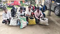 सीवान में 80 लीटर अंग्रेजी शराब के साथ चार तस्कर गिरफ्तार, चार बाइक भी जब्त
