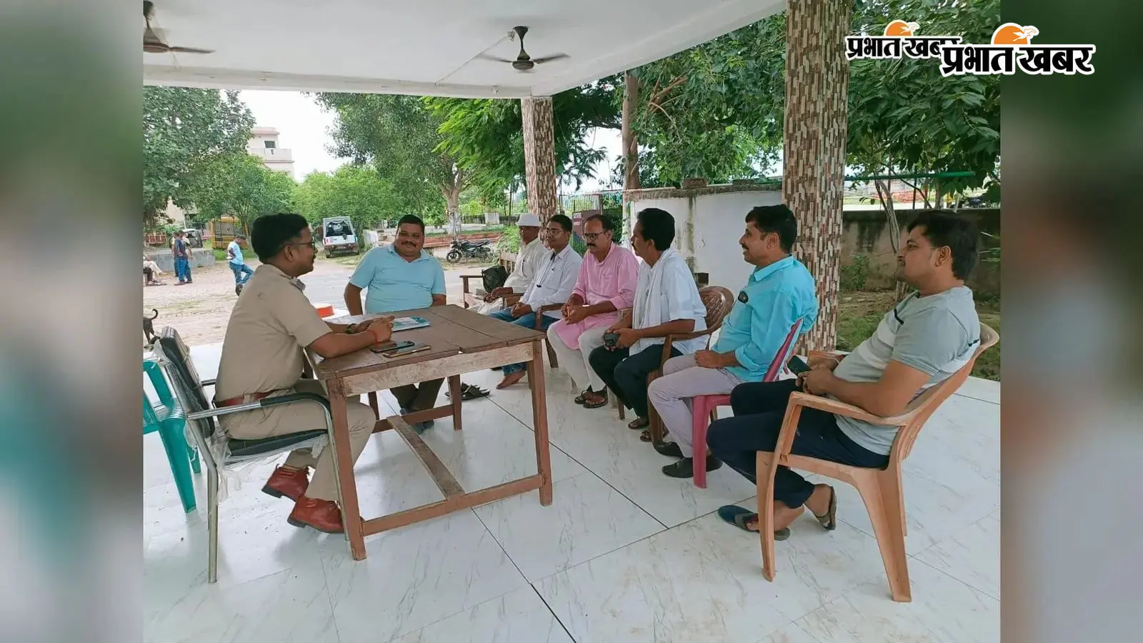 चेहल्लुम को लेकर धमौल थाना में शांति समिति की बैठक, प्रशासन ने सौहार्द बनाए रखने की अपील