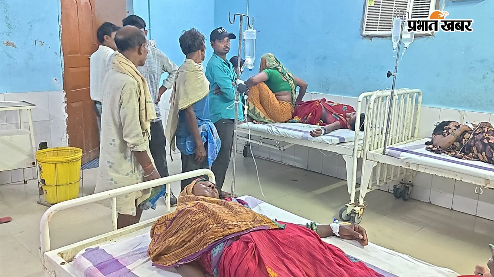 धान रोपकर लौट रहीं दो महिलाएं ठनका की चपेट में आयीं, अस्पताल में भर्ती; खेत में चर रही दुधारू भैंस की भी मौत