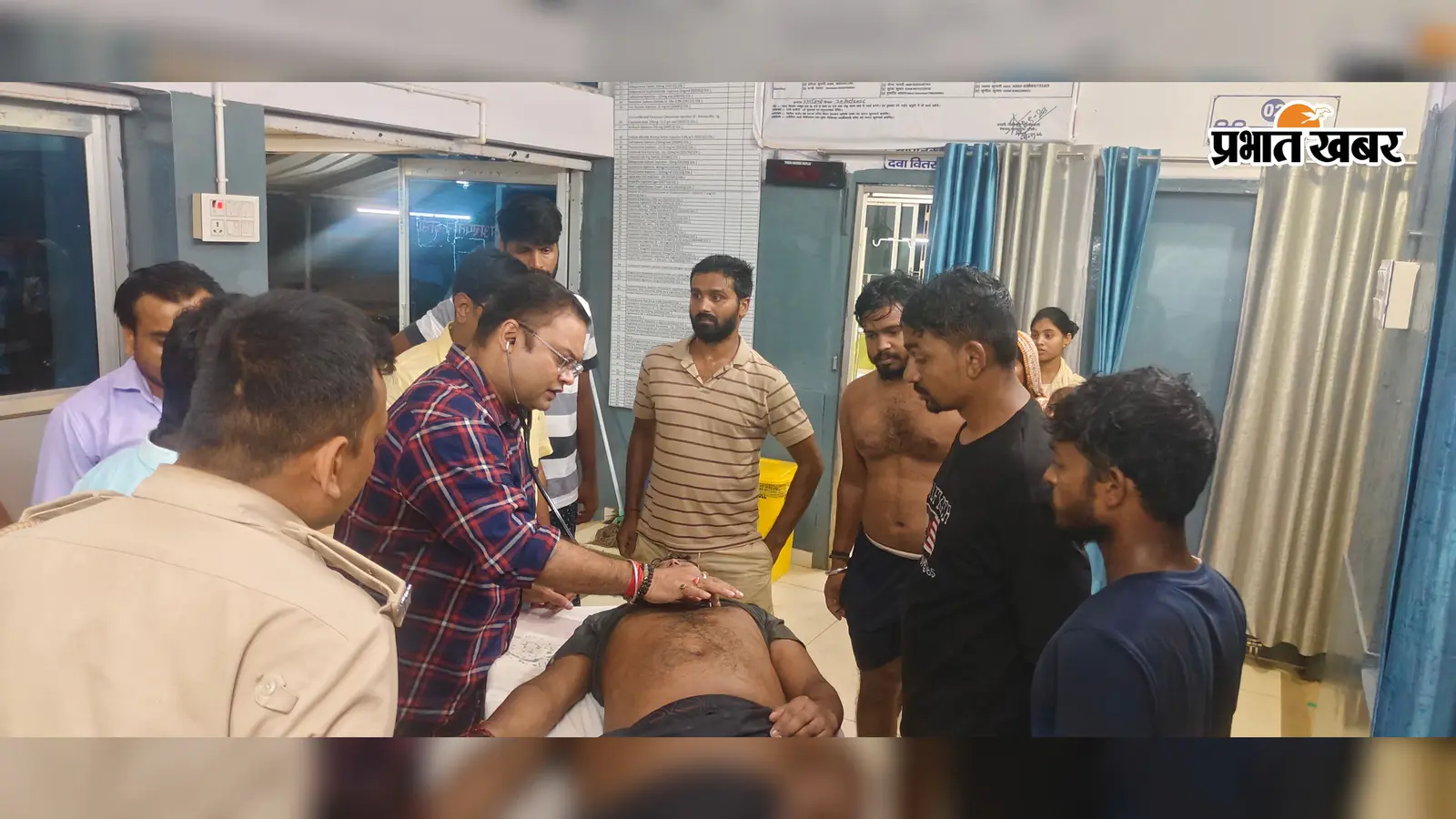 रिश्तेदार से मिलने निकला ट्रक चालक सड़क हादसे का शिकार, सिर में गंभीर चोट लगने पर रेफर