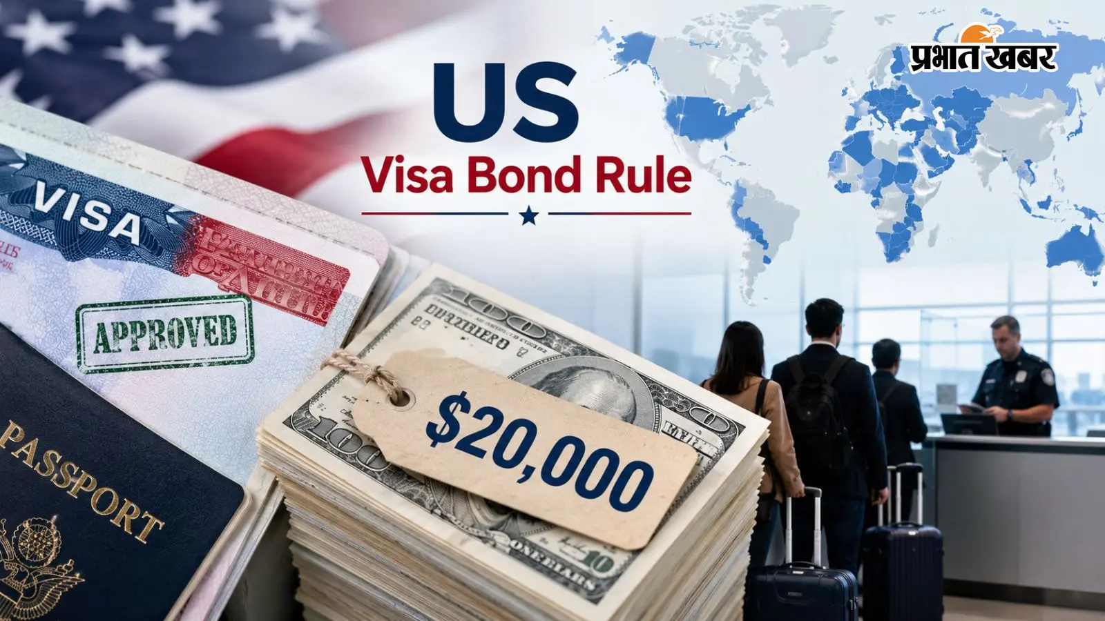 50 देशों के लिए US का नया Visa Rule, क्या भारतीयों को भी देना होगा $20,000 बॉन्ड?