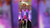 हर-हर महादेव के जयघोष से गूंजा सिकटा, बाबा कामेश्वरनाथ मंदिर में हुई भव्य आरती