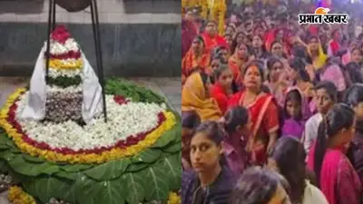 मीरगंज में बाबा औघड़ दानी बने 'बाबा बर्फानी', महा श्रृंगार पर उमड़ा आस्था का सैलाब