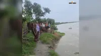 रेतुआ नदी का जलस्तर अचानक बढ़ने से तबाही की आहट, चिल्हनियां के महादलित टोला पर मंडराया कटाव का खतरा