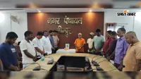 औरंगाबाद में ईओ की हत्या के विरोध में वीरपुर नगर पंचायत में श्रद्धांजलि सभा, कर्मियों ने उठायी सुरक्षा की मांग