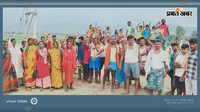 कजरा सोलर पावर प्लांट की बाउंड्री से बंद हुआ वर्षों पुराना रास्ता, ग्रामीणों ने दी आंदोलन की चेतावनी
