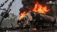 आजमगढ़ में आग का गोला बना डीजल टैंकर, भीषण विस्फोट में तीन लोगों की जिंदा जलकर मौत