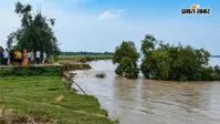 बलिया में सरयू का रुख आबादी की ओर, झिंगुरी और गोपालनगर टाड़ी में मची अफरा-तफरी