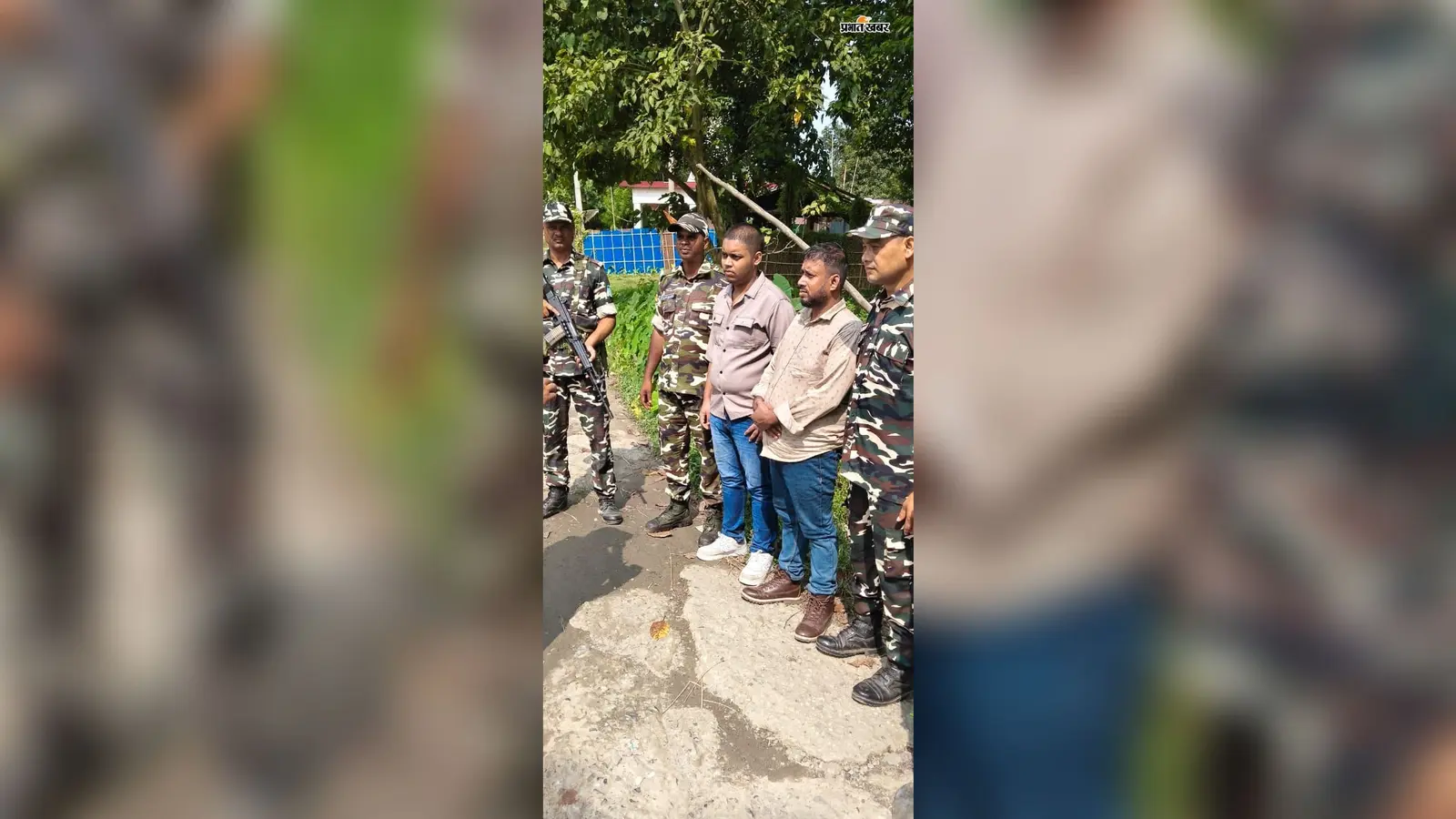 भारत-नेपाल सीमा पर पुलिस और SSB की संयुक्त कार्रवाई, दो बांग्लादेशी नागरिक गिरफ्तार