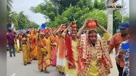 शेखपुरा में 201 महिलाओं और कन्याओं की कलश यात्रा, पांच दिवसीय रामधुन महायज्ञ शुरू