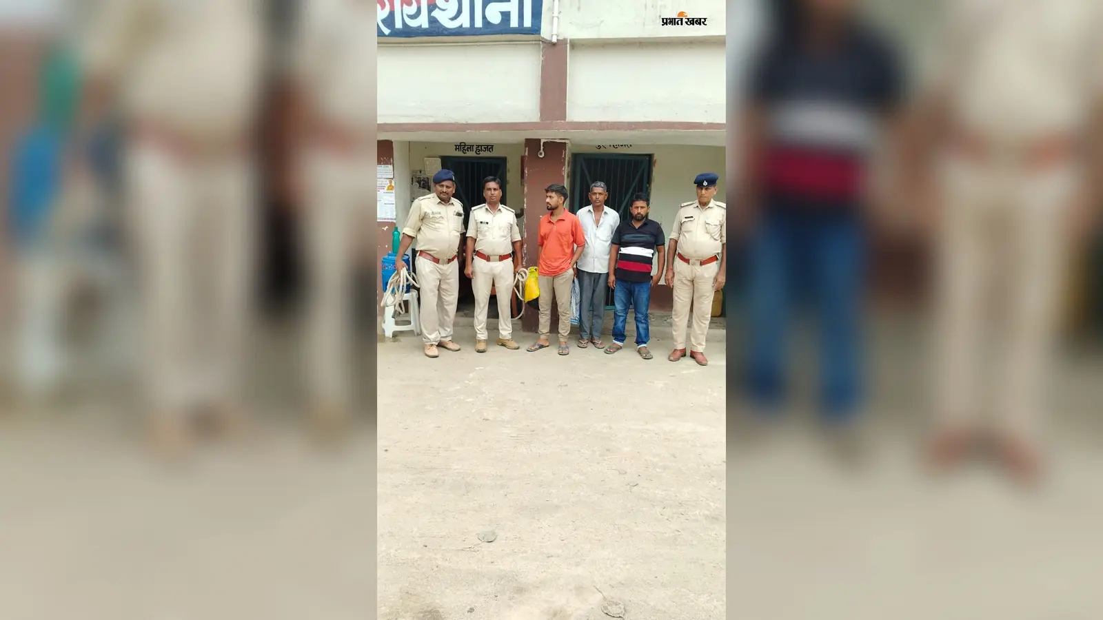 शेखपुरा में मारपीट और छिनतई के मामले में तीन साल से फरार तीन आरोपी गिरफ्तार, भेजे गए जेल